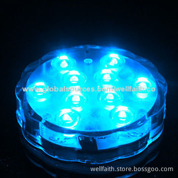 New Products 2014 Remote Controlled LED Submersible Light with 3*AAA Battery